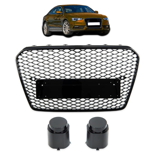 Kühlergrill Hochglanz Schwarz passend für Audi A5 8T 2012-2016