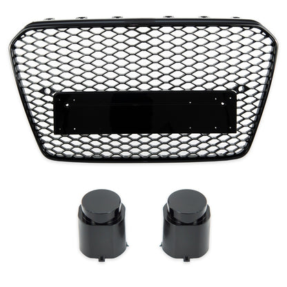 Kühlergrill Hochglanz Schwarz passend für Audi A5 8T 2012-2016