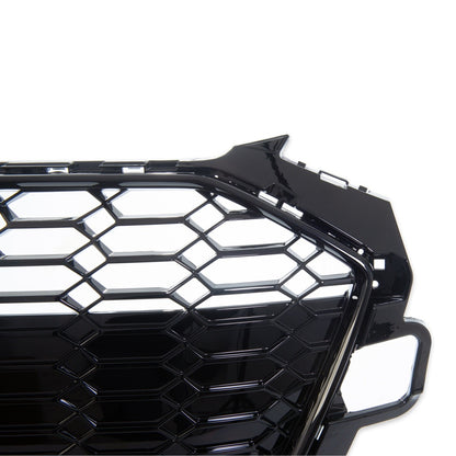 Hochglanz Schwarz Kühlergrill mit Kamera passend für Audi A4 B9 2019-2023