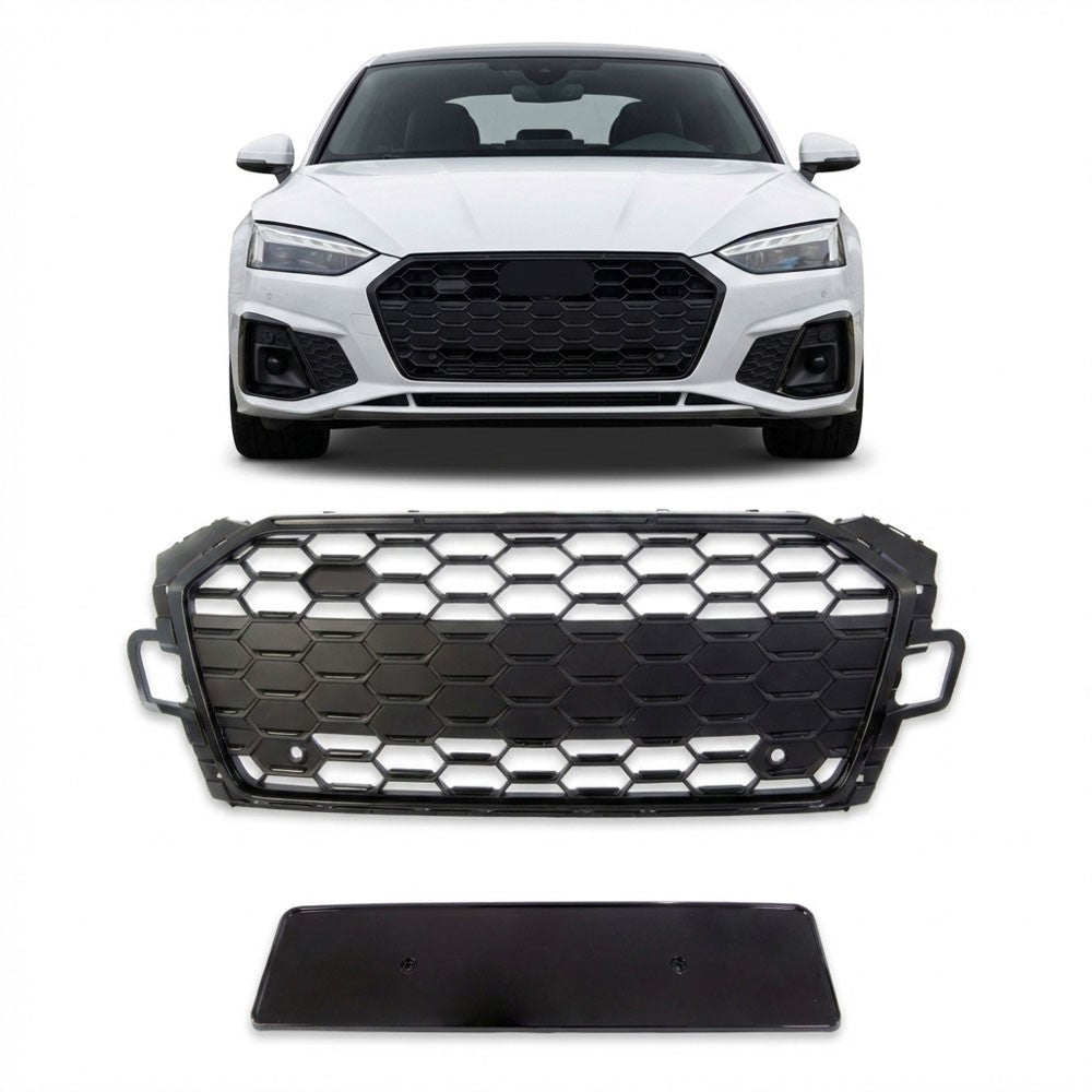 Grill Matt Schwarz passend für Audi A5 (F5) Facelift 2019-2023