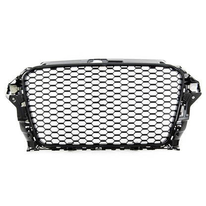 Kühlergrill Hochglanz Schwarz ohne PDC passend für Audi A3 (8V) 2012-2016