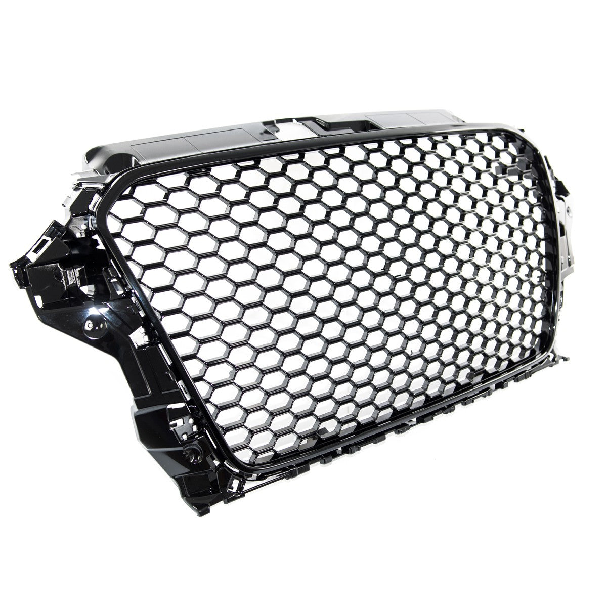 Kühlergrill Hochglanz Schwarz ohne PDC passend für Audi A3 (8V) 2012-2016