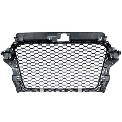 Kühlergrill Hochglanz Schwarz ohne PDC passend für Audi A3 (8V) 2012-2016
