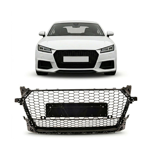 Sportgrill Hochglanz Schwarz passend für Audi TT FV 8S 2014-2018