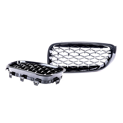 Frontgrill Hochglanz Schwarz & Chrom passend für BMW 3 Gran Turismo (F34) 2013-2020