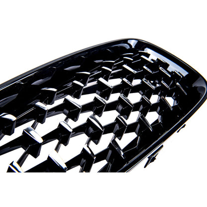 Frontgrill Hochglanz Schwarz & Chrom passend für BMW 3 Gran Turismo (F34) 2013-2020