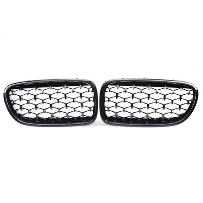 Hochglanz Schwarzer Kühlergrill passend für BMW 5er F10 F11 2010-2018