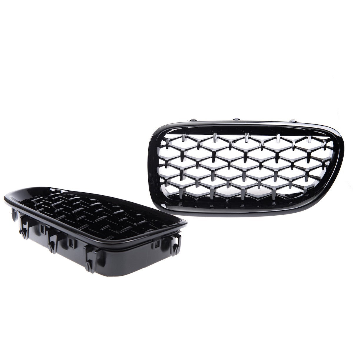 Hochglanz Schwarzer Kühlergrill passend für BMW 5er F10 F11 2010-2018