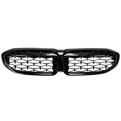 Frontgrill Hochglanz Schwarz Diamond passend für BMW 3er G20 G21 2019-2022