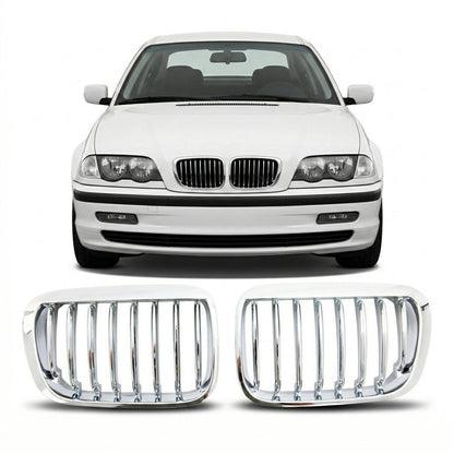 Grill Einzellinie ganz Chrom passend für BMW 3er E46 1998-2001