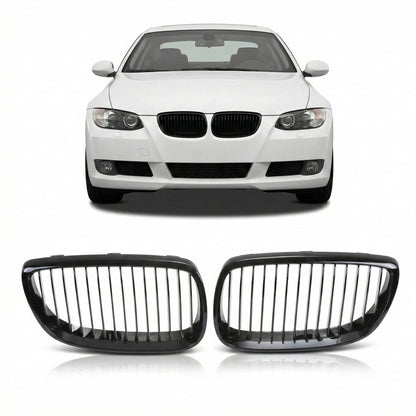 Kühlergrill Hochglanz Schwarz passend für BMW 3er E92 E93 2005-2010
