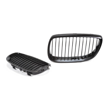 Kühlergrill Hochglanz Schwarz passend für BMW 3er E92 E93 2005-2010