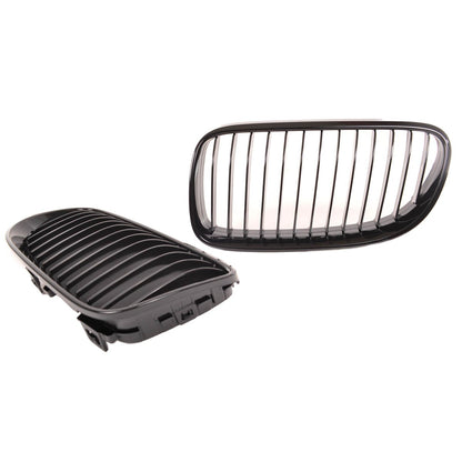 Frontgrill Hochglanz Schwarz passend für BMW 3er E92 E93 2010-2013