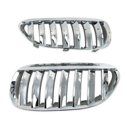 Grill Einzellinie ganz Chrom passend für BMW 6er E63 E64 2003-2010