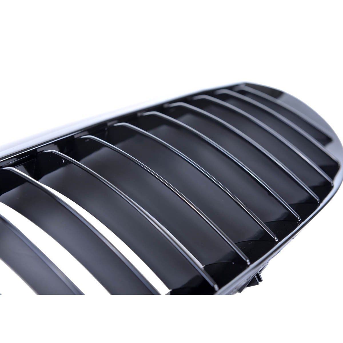 Kühlergrill Einzelstreifen Hochglanz Schwarz passend für BMW 6er E63 E64 2003-2010