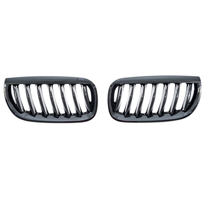 Sport Frontsplitter Lippe Hochglanz Schwarz passend für BMW X3 (E83) 2003-2006