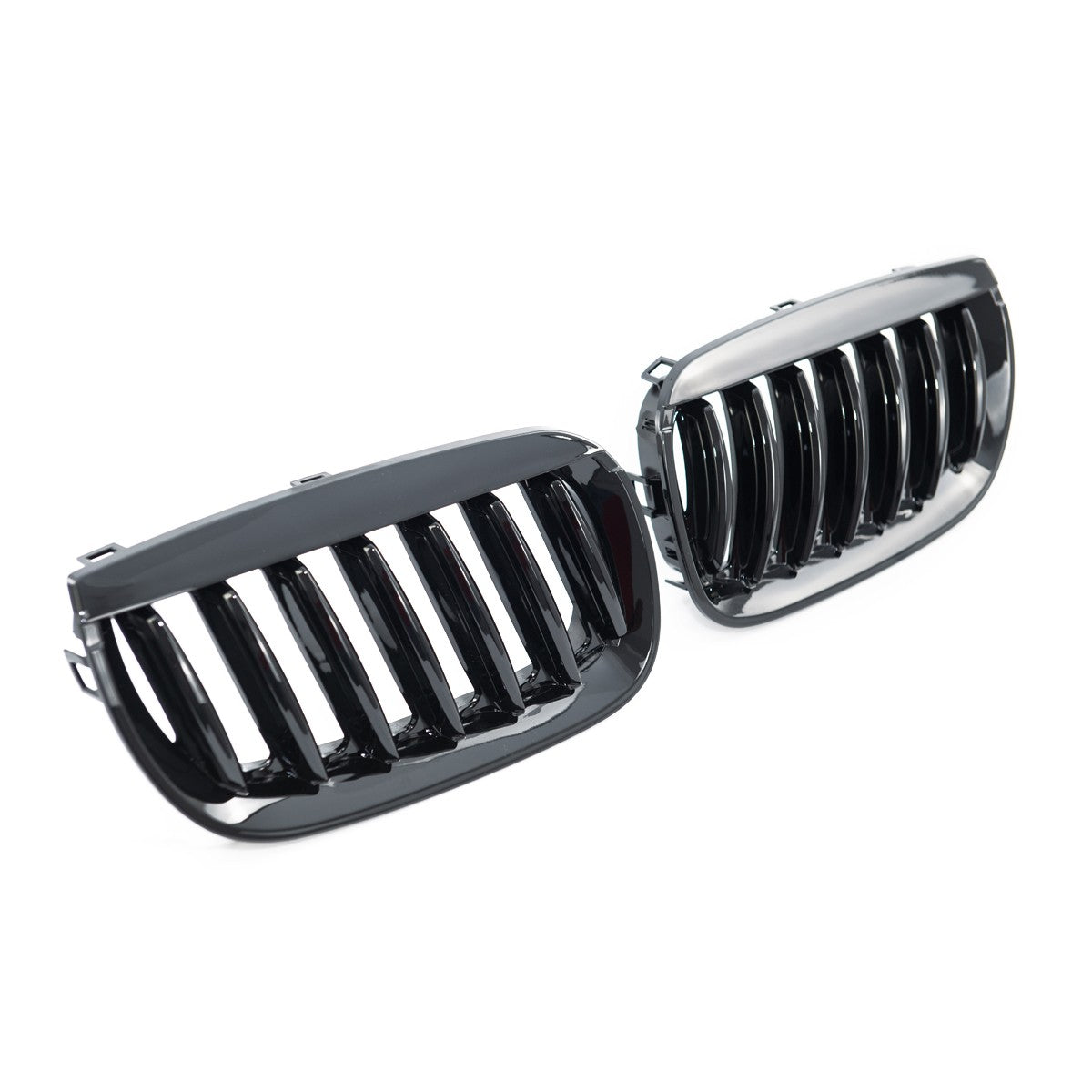 Sport Frontsplitter Lippe Hochglanz Schwarz passend für BMW X3 (E83) 2003-2006