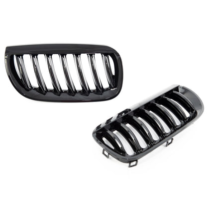 Sport Frontsplitter Lippe Hochglanz Schwarz passend für BMW X3 (E83) 2003-2006