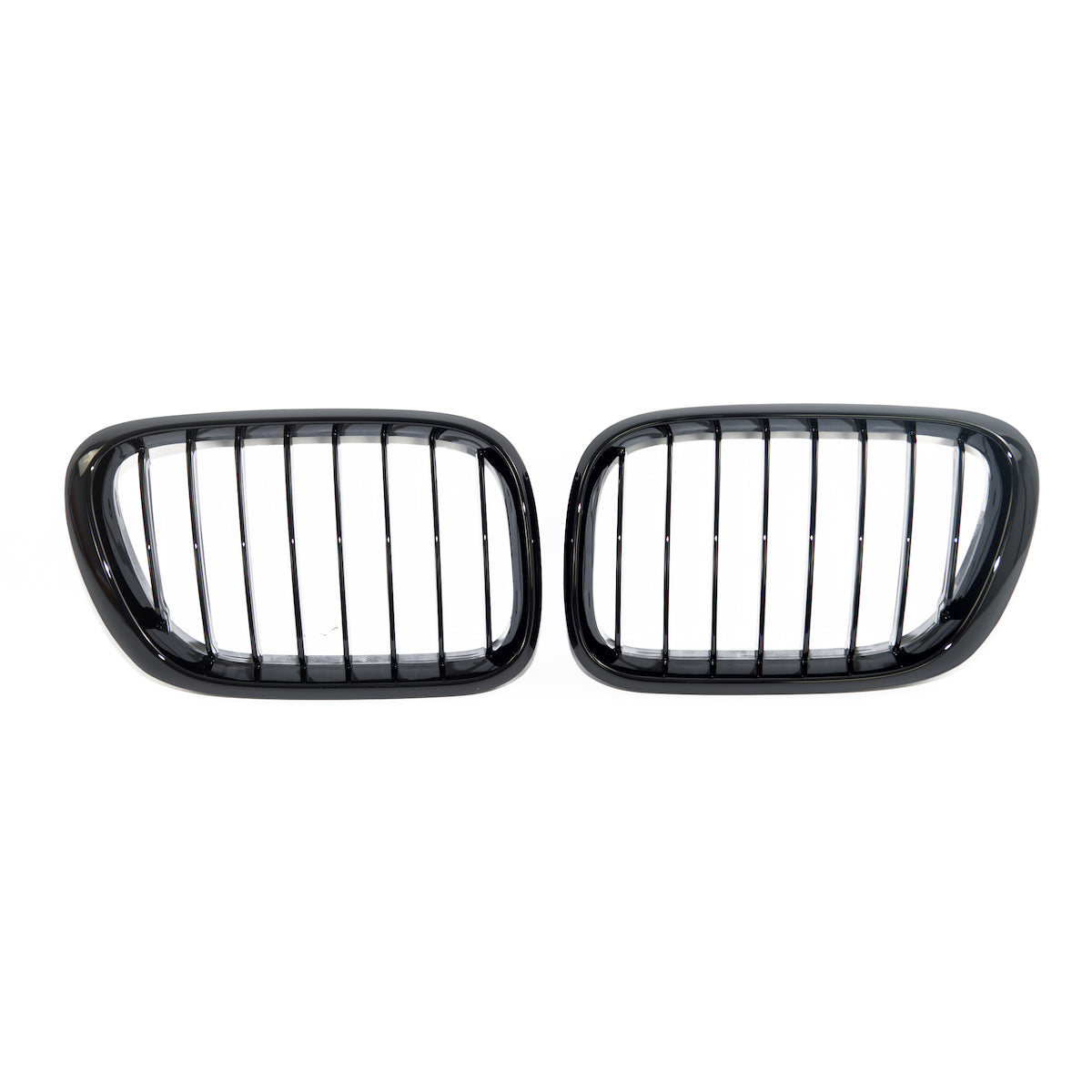 Kühlergrill Hochglanz Schwarz passend für BMW X5 (E53) (2000-2003) Single Line
