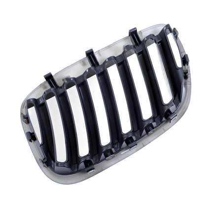 Kühlergrill Single Line Hochglanz Schwarz passend für BMW X5 E53 2003-2006