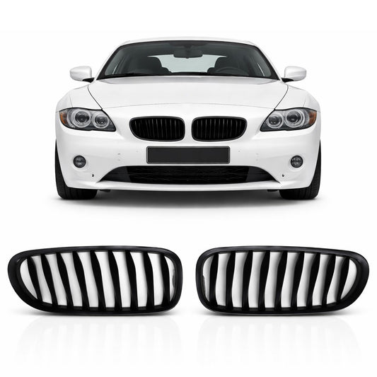 Grill Einzellinie Matt Schwarz passend für BMW Z4 (E85/E86) 2002-2008