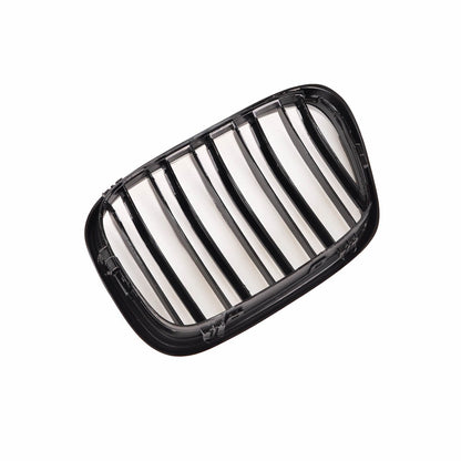 Sportgrill Hochglanz Schwarz Doppelrahmen passend für BMW 5er E39 1995-2003