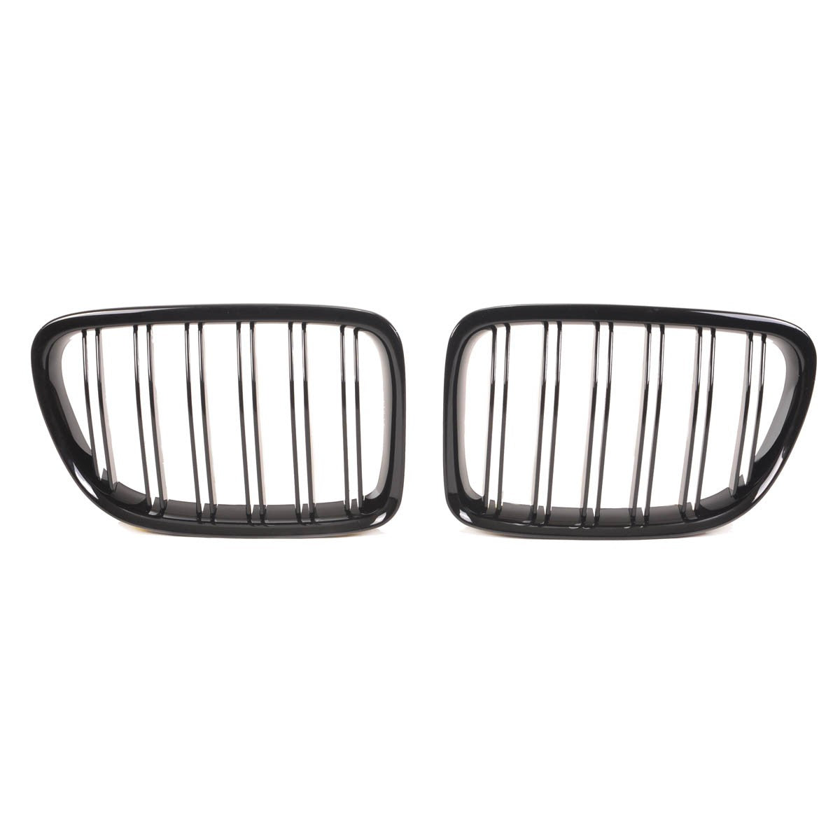 Sportgrill Hochglanz Schwarz Doppelstreifen passend für BMW X1 E84 2009-2015