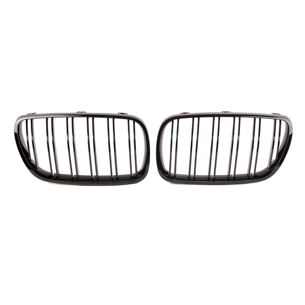 Sportgrill Hochglanz Schwarz Doppel-Linie passend für BMW X3 E83 2007-2011