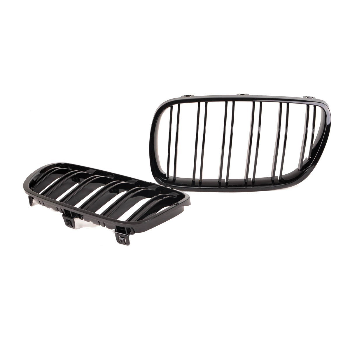 Sportgrill Hochglanz Schwarz Doppel-Linie passend für BMW X3 E83 2007-2011
