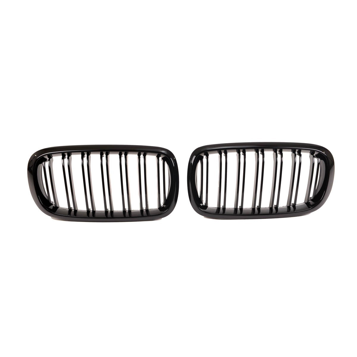 Kühlergrill Hochglanz Schwarz Doppel-Linie passend für BMW X5 F15 F85 X6 F16 2013-2018