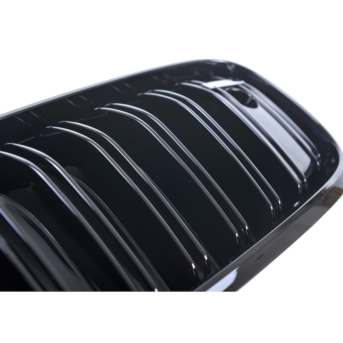Kühlergrill Doppel-Linie Hochglanz Schwarz passend für BMW X5 F15 F85 X6 F16 13-18