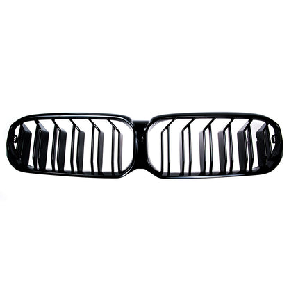 Frontgrill Hochglanz Schwarz Dual Line passend für BMW 5er G30 G31 2020-2023