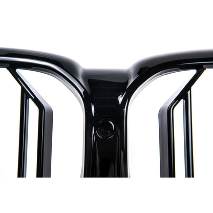 Frontgrill Hochglanz Schwarz Dual Line passend für BMW 5er G30 G31 2020-2023