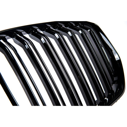 Kühlergrill Hochglanz Schwarz Doppellinie passend für BMW X5 G05 2018-2023
