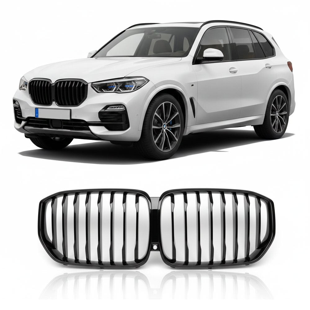 Kühlergrill Hochglanz Schwarz passend für BMW X5 G05 2018-2023