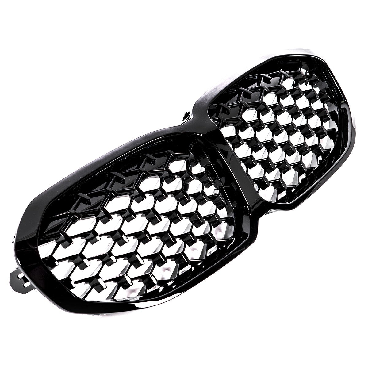 Hochglanz Schwarz Diamant Sportgrill passend für BMW 1er F40 2019-2024