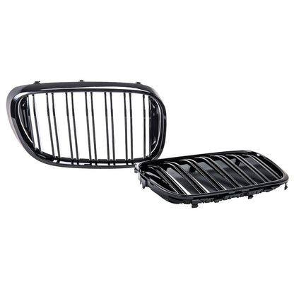 Dual Line Hochglanz Schwarz Grill passend für BMW 7er G11 G12 2015-2019