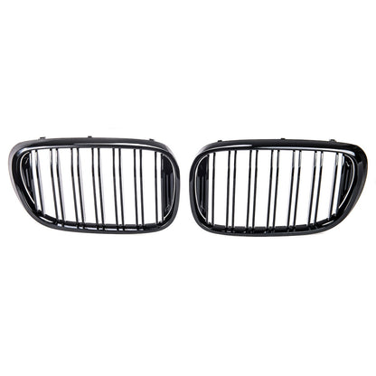 Dual Line Hochglanz Schwarz Grill passend für BMW 7er G11 G12 2015-2019