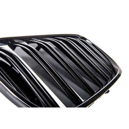 Dual Line Hochglanz Schwarz Grill passend für BMW 7er G11 G12 2015-2019