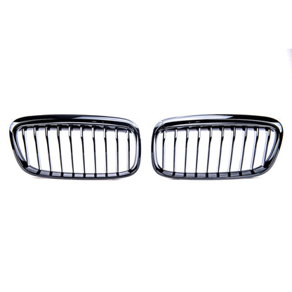 Hochglanz Schwarz Einzel-Linie Grill passend für BMW 2er F45 2014-2018
