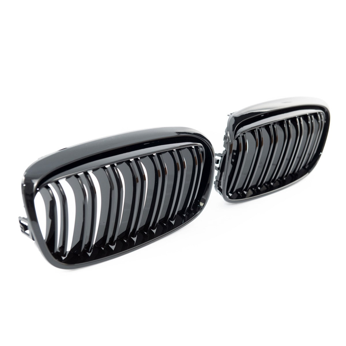 Hochglanz Schwarz Dual Line Sportgrill passend für BMW 2er F45 2014-2018