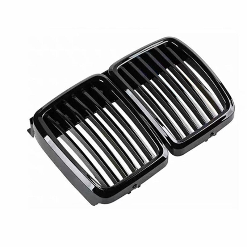 Grill Einzellinie Hochglanz Schwarz passend für BMW 3er E30 1987-1994