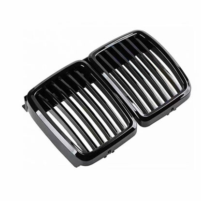 Grill Einzellinie Hochglanz Schwarz passend für BMW 3er E30 1987-1994