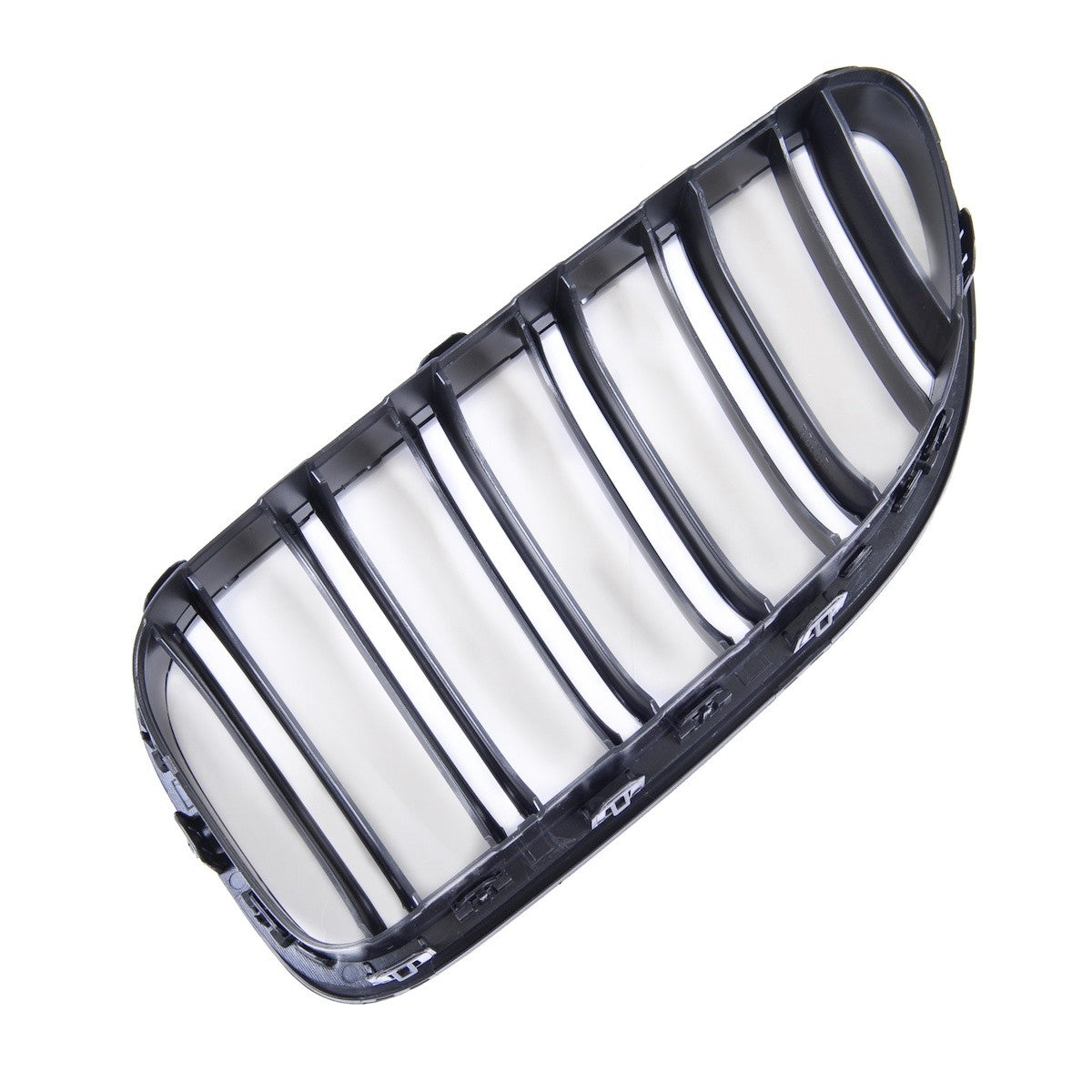Kühlergrill Doppelstreifen Hochglanz Schwarz passend für BMW 6er F13/F12/F06 2011-2018