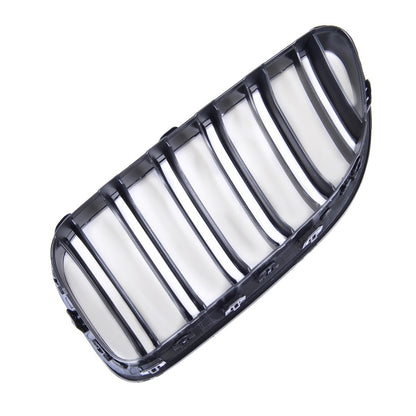 Kühlergrill Doppelstreifen Hochglanz Schwarz passend für BMW 6er F13/F12/F06 2011-2018