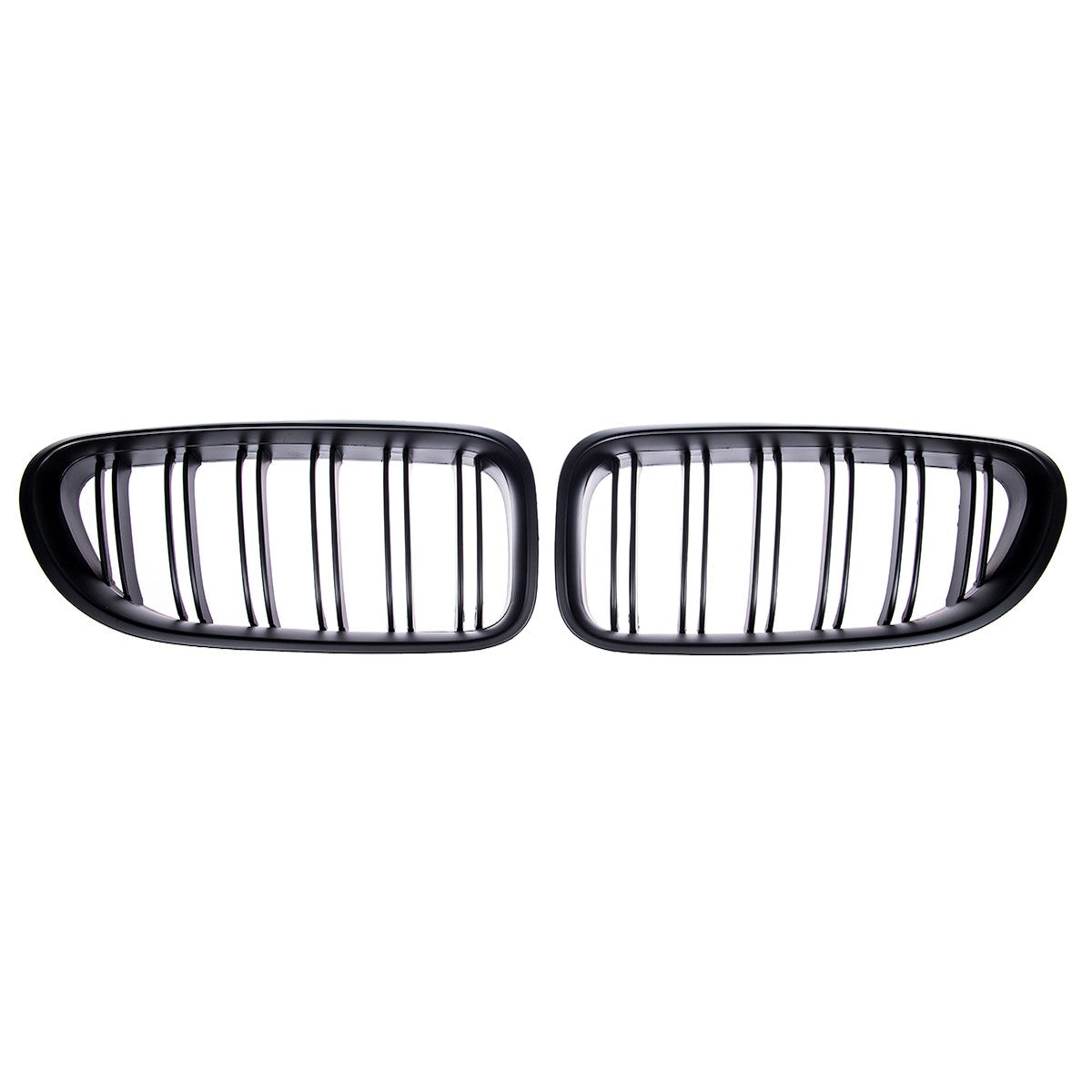 Kühlergrill Doppelstreifen Matt Schwarz passend für BMW 6er F06/F12/F13 2011-2018