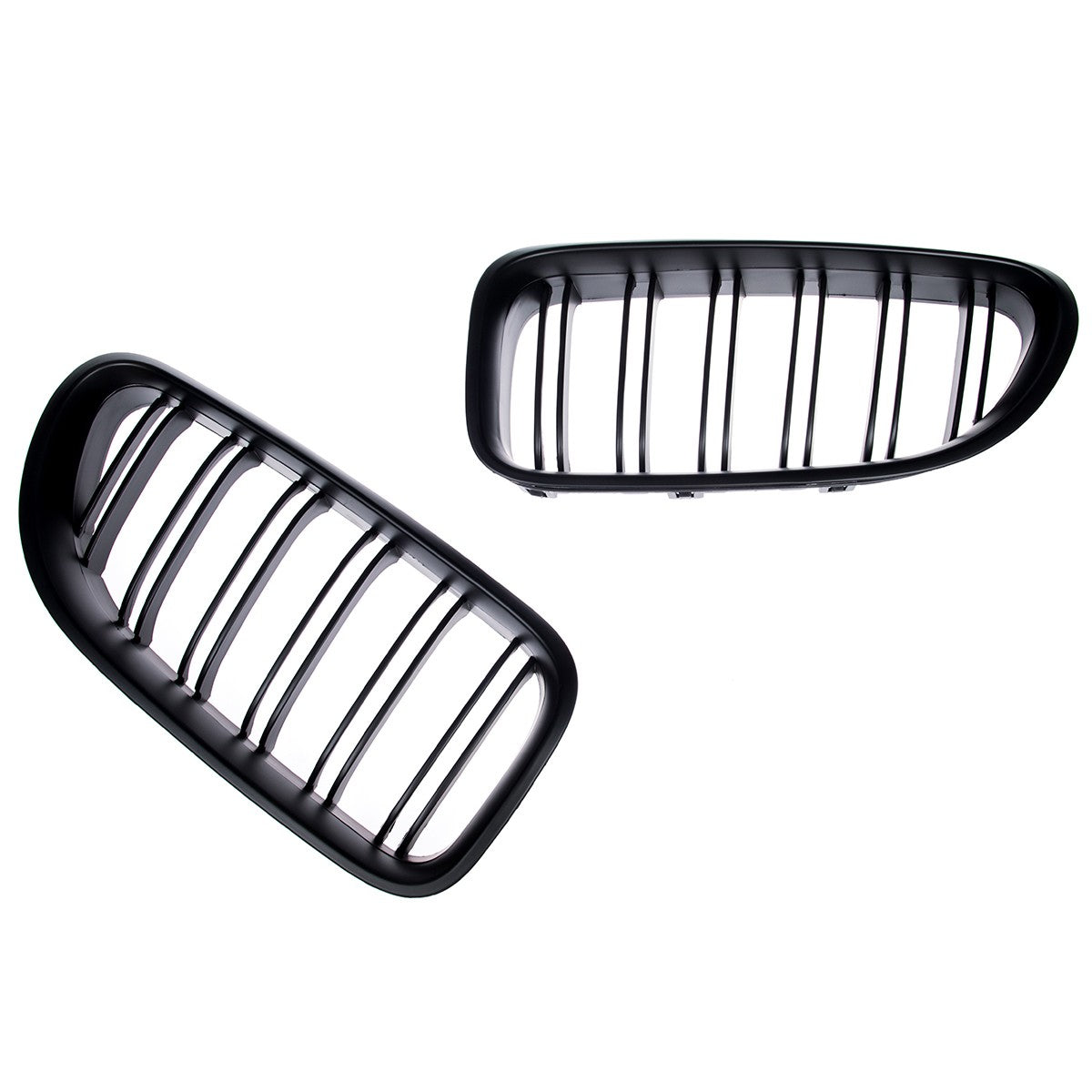 Kühlergrill Doppelstreifen Matt Schwarz passend für BMW 6er F06/F12/F13 2011-2018