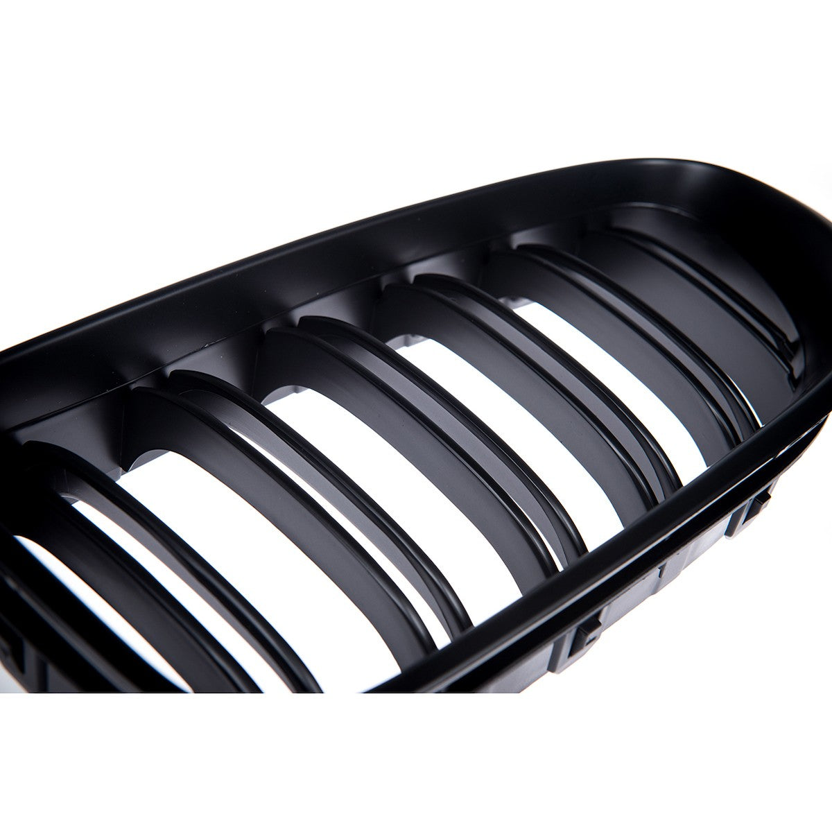Kühlergrill Doppelstreifen Matt Schwarz passend für BMW 6er F06/F12/F13 2011-2018