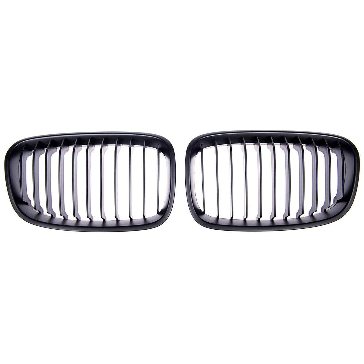 Matt Schwarz Einzelstreifen Kühlergrill passend für BMW 1er F20 F21 2011-2015