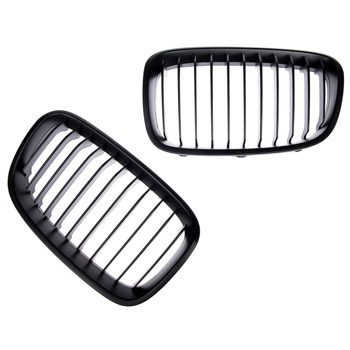 Matt Schwarz Einzelstreifen Kühlergrill passend für BMW 1er F20 F21 2011-2015
